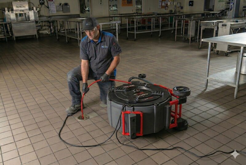 Root cutting and line cleaning